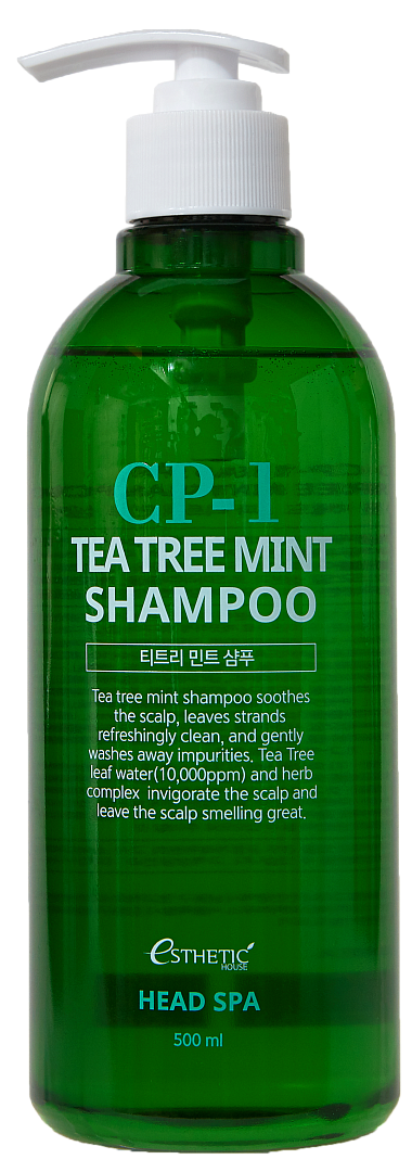 [ESTHETIC HOUSE] Шампунь для волос УСПОКАИВАЮЩИЙ CP-1 TEA TREE MINT SHAMPOO, 500 мл