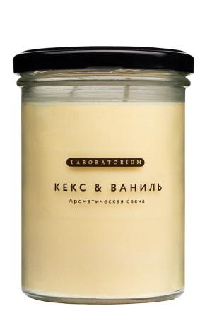 [Laboratorium] Ароматическая свеча "Кекс и ваниль", 380 мл