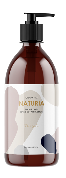 [NATURIA] Гель для душа ШОКОЛАД Creamy Milk Body Wash - Choco latte, 750 мл