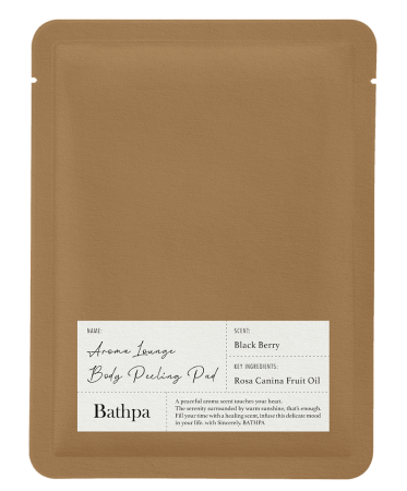 [Bathpa] Пилинг-перчатка для тела Bathpa Aroma Lounge Body Peeling Pad-Black Berry,20 г