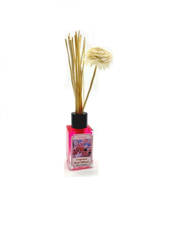 [LION AROMATHERAPY]  Диффузор для комнат САКУРА, стеклянный флакон + палочки, 30 мл