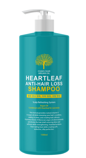 [Char Char] Шампунь для волос против выпадения Argan Oil Heartleaf Anti-Hair Loss Shampoo,1500 мл