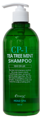 [ESTHETIC HOUSE] Шампунь для волос УСПОКАИВАЮЩИЙ CP-1 TEA TREE MINT SHAMPOO, 500 мл